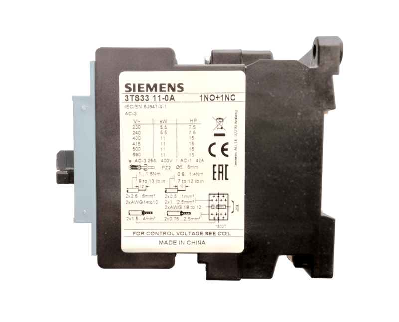 Contator-Tripolar-25A-220VCA-50-60Hz-1NA-1NF-3TS33110AN2-3