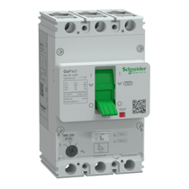 Disjuntor Caixa Moldada GoPact Tripolar Ajustável 200A 36KA 125A G20F3A125 Schneider