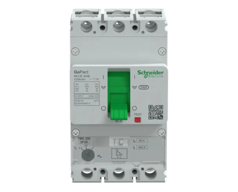 Disjuntor-Caixa-Moldada-GoPact-Tripolar-Ajustavel-200A-25KA-80A-G20B3A80-1
