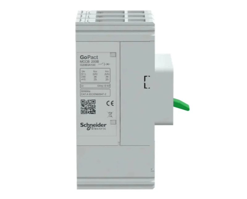 Disjuntor-Caixa-Moldada-GoPact-Tripolar-Ajustavel-200A-25KA-100A-G20B3A100-3