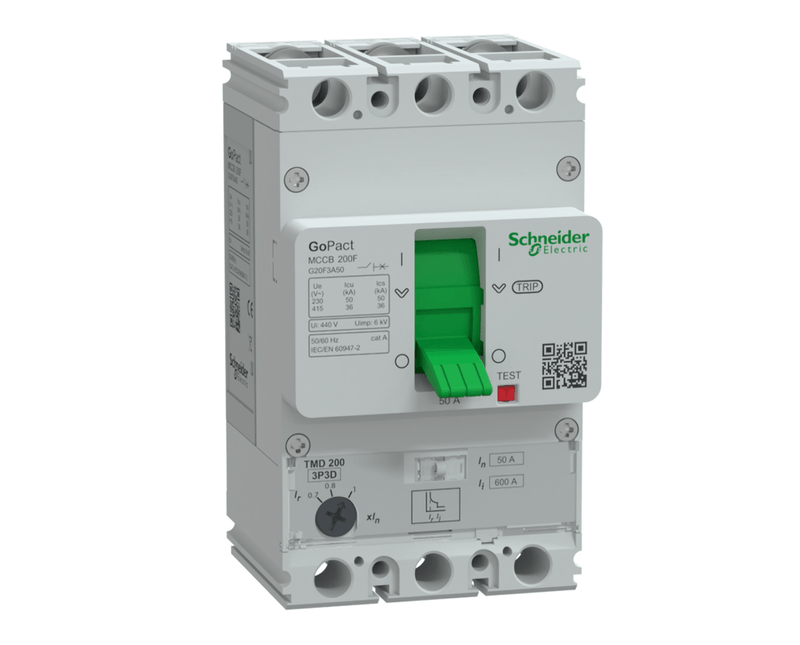 Disjuntor-Caixa-Moldada-GoPact-Tripolar-Ajustavel-200A-36KA-50A-G20F3A50-2