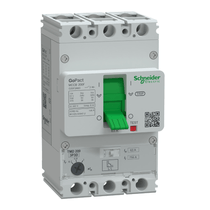 Disjuntor Caixa Moldada Tripolar Térmico/Magnético Ajustável 415VCA 63A 36KA Gopact Mccb 200 G20F3A63 Schneider