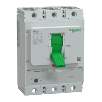 Disjuntor Caixa Moldada Tripolar Térmico/Magnético Ajustável 415VCA 630A 70KA Gopact Mccb 800 G80H3Tm630 Schneider