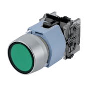Botão Pulsador Redondo Verde 22mm 1NA 3SB71300AB401BA0 Siemens