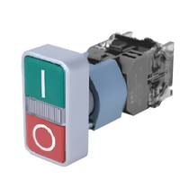 Botão Iluminado Duplo Verde E Vermelho 110V 1Na+1Nf Sem Gravação 3Sb71353Ca241Mk0 Siemens