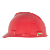 Capacete V-Gard Push-Key sem Jugular Vermelho 311308 MSA
