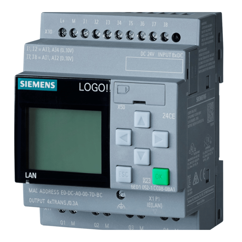 Controlador-Clp-24Vcc-8Di-4Do-Logo-6Ed10521Cc080Ba2-2