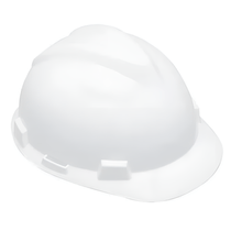 Capacete V-Gard Push-Key com Jugular Branco 311312 MSA