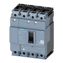 Disjuntor Caixa Moldada Tetrapolar Térmico/Magnético Fixos 415VCA 100A 25KA Sentron 3Vm11103Ge420Aa0 Siemens