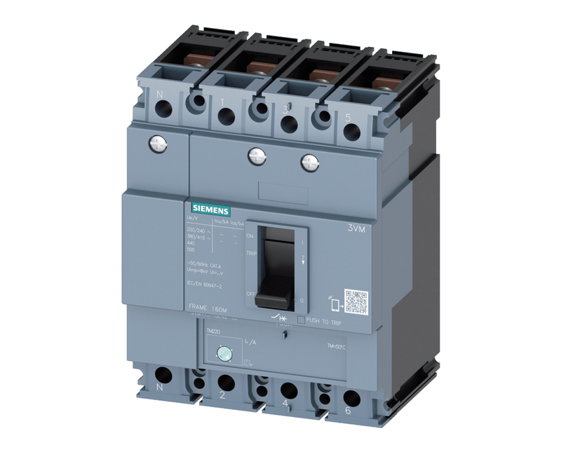 Disjuntor Caixa Moldada Quatro Polos TF MF 415V 100A 25KA 3VM11103GE420AA0.png