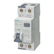 Disjuntor Diferencial Residual Monopolar + Neutro 230V 13A 30mA 10KA Modelo 5SU13547KK13 Siemens