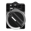 Comutador-Knob-Curto-2-Posicoes-Preto-22mm-1NA-XA2ED21