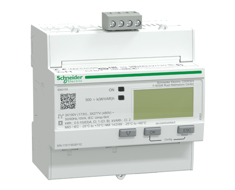 Medidor Energia e Potência Eletrônico Trifásico Modbus-Rs485 63 A