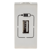 Módulo Tomada Carregador USB Embutida Sem Placa 1 Módulo 615088BC Pial Plus+