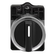 Comutador Knob Curto 3 Posições Preto 22mm 45 Graus 2na XA2ED33 Schneider