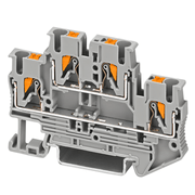 Conector de Passagem Dois Níveis 500v 22A 2,5mm² Push-in PTTB 2,5 Phoenix Contact