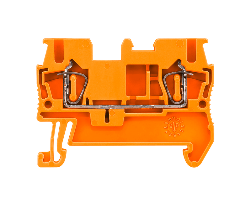Conector Passagem Terminal Painel Laranja Oitocentos Volts Vinte E Quatro Amperes Dois Virgula Cinco Milimetros Quadrados 8WH20000AF04 Siemens.png