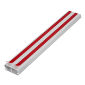 Canaleta Fechada Com Adesivo Pvc Branco Com Tampa 40X 16X 2000mm CA4016A Steck
