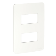 Placa 2 Postos Horiz Sep 4 X 2" Branca S730121004 Schneider