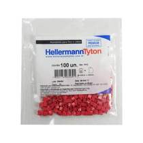 Anilha PVC Vermelha 1,50 A 10,00mm² 2 MHG3/7 - Hellermann