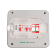 Quadro de Proteção para Carregadores Veiculares 220v 32A CLAMPER Mobi Box 025882 Clamper