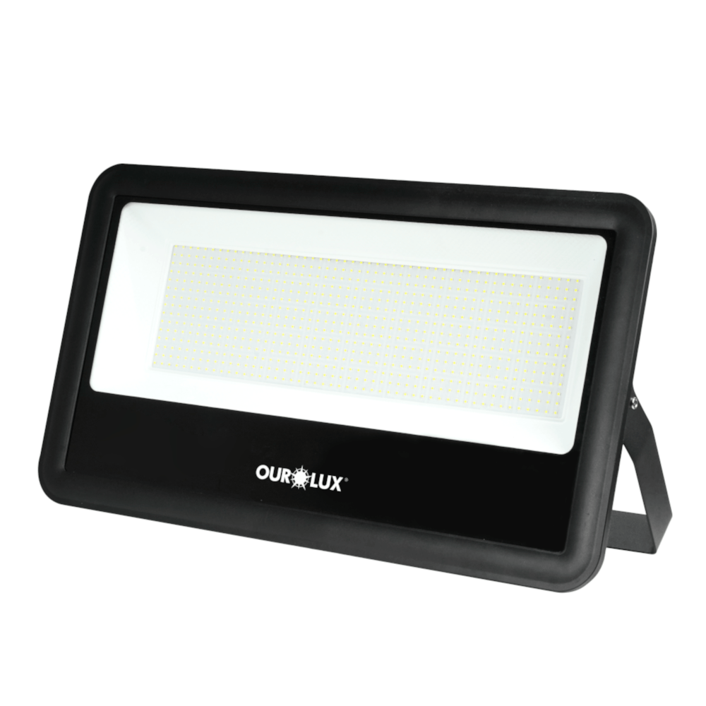 Refletor de LED Preto Sobrepor 30W 100/240V 3000K 03271 Ourolux