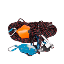 Sistema Resgate 3Polias Corda 2Mosquetoes 80M 10199877 MSA