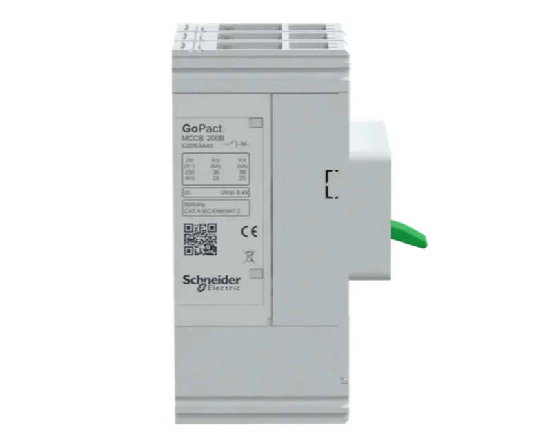 Disjuntor-Caixa-Moldada-GoPact-Tripolar-Ajustavel-200A-25KA-40A-G20B3A40-3