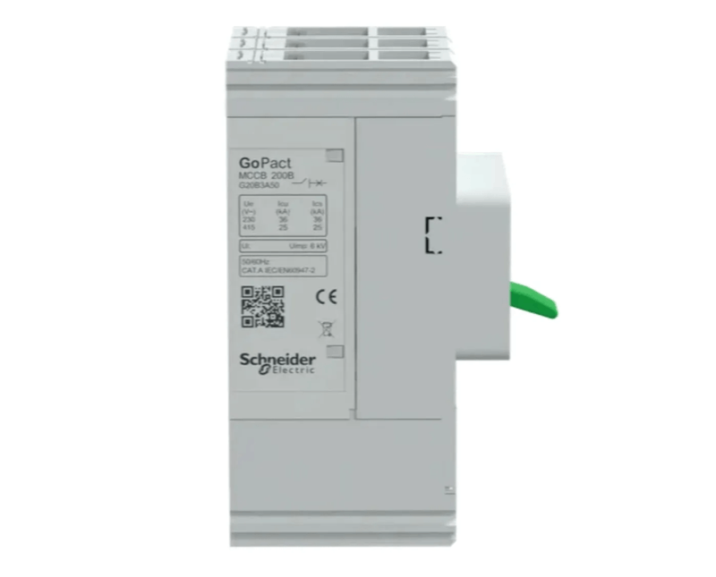 Disjuntor-Caixa-Moldada-GoPact-Tripolar-Ajustavel-200A-25KA-50A-G20B3A50-3