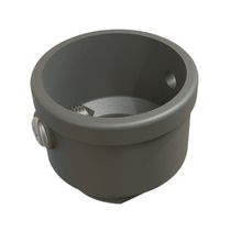 Conector Reto Alumínio Sem Vedação Rosca Bsp 3/4" Cinza - CPX15 - WETZEL