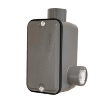 Condulete Alumínio LR 3/4" BSP Cinza Com Tampa Com Vedação E002060030 Wetzel