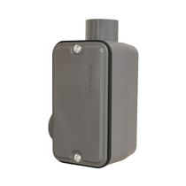 Condulete Alumínio LL 3/4" BSP Cinza Com Tampa Com Vedação E002050030 Wetzel