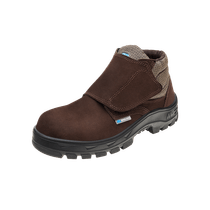 Botina Nobuck Velcro PU BID Composite Simples Café 35 Trekking 50B22VELECPAD CA 25933 Marluvas