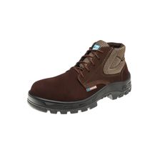 Botina Nobuck Cadarço PU BID Composite Antiperfurante Café 41 New Prime 50B26CBECPAPPAD CA 33111 Marluvas