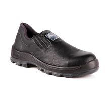 Sapato Couro Elástica PU BID Composite Simples Preta 36 Linha Flex 4065LNFS1600FX CA 42164 Fujiwara