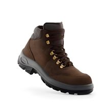 Botina Nobuck Cadarço PU BID Plástico Simples Marrom 41 Bt900 BT9000CDTC02850 CA 8681 Bompel