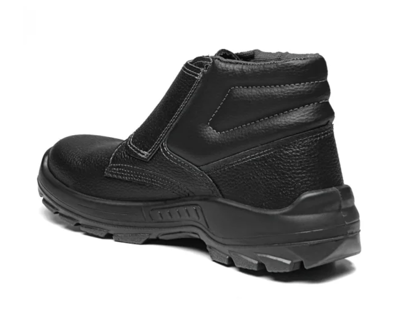 Botina-Couro-Velcro-PU-BID-Plastico-Simples-Preta-40-Linha-Plus-4031BVLS4600LL-CA-25684-Bracol