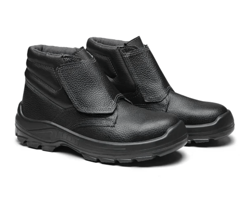 Botina-Couro-Velcro-PU-BID-Plastico-Simples-Preta-39-Linha-Plus-4031BVLS4600LL-CA-25684-Bracol