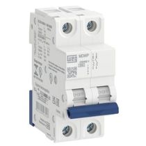 Disjuntor Mini DIN Termomagnético Bipolar 6A 220/400V B IP-20 5KA MDWP MDWPB62 Weg