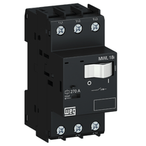 Disjuntor Motor Magnético 4A 60A 415V 65KA 90mm 45mm 77mm Mwl MWL18I3U004 Weg