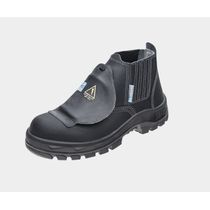 Botina Couro Elástica PU BID Composite Antiperfurante Metatarso Externo Preto 39 Antiestática 50B19MEXECPAPPAD CA 18058 Marluvas