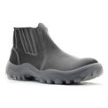 Botina Couro Elastica PU BID Aco Simples Preta 39 Antiestatica Falcon 4860GLAETL CA 14609 Safetline