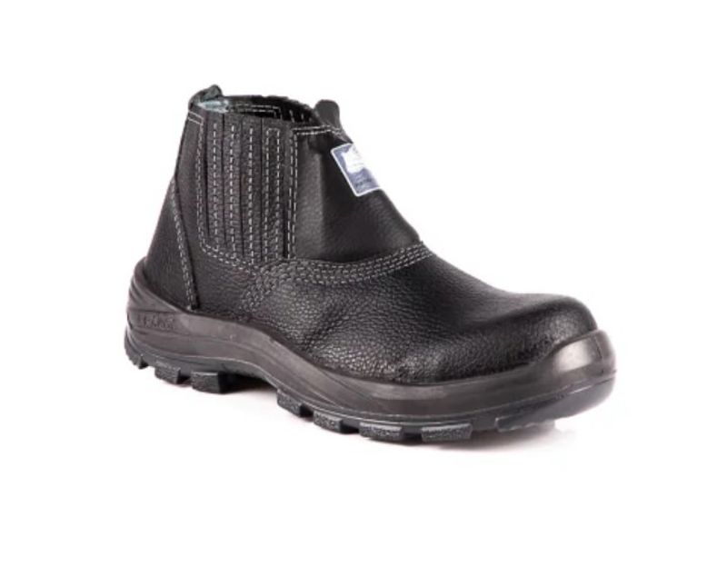 Botina Couro Elastica PU BID Composite Antiperfurante Preta Linha Plus 4045BELS1602LL CA 42330 Bracol