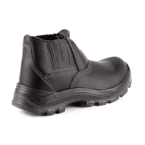 Botina Microfibra Elastico PU BID Composite Antiperfurante Preta 33 4045BELM1602EL CA 39104 Bracol