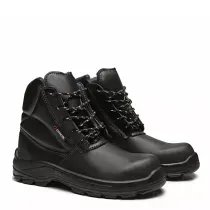 Botina Microfibra Cadarço PU BID Composite Antiperfurante Preta 39 4031BMMM1662EL CA 39718 Bracol