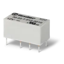 Rele Industrial Circuito Impresso Sem Botão Teste Sem Indicador 24Vcc 2A 2 Reversíveis 50/60hz 302270240020 Finder