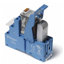 Rele Interface Din Plug-in 110Vca 7A Sem Led 4 Reversíveis Série 58 583481100060SPA Finder