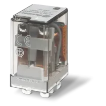 Rele Potência 2 Pinos C/botão Teste 12/20A 120Vca 2 Reversíveis Rt1 Série 56 563281200040 Finder