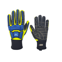 Luva Seg Prot Mec Term Cortes Alta Temp Fibra Sintética Amarela Azul Preta Fibra T= 9/G 1 Par Cut R3 101306648 Volk CA 43109