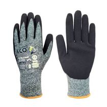 Luva Seg Prot Mec Abrasão Fibra Sintética Fio Polietileno Preta Verde Arenosa Nylon T=9/G 1 Par Eco Hop Premium Nitril 102796343 Volk CA 46823